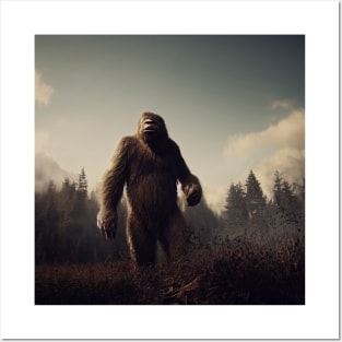 Sasquatch in Nature Posters and Art